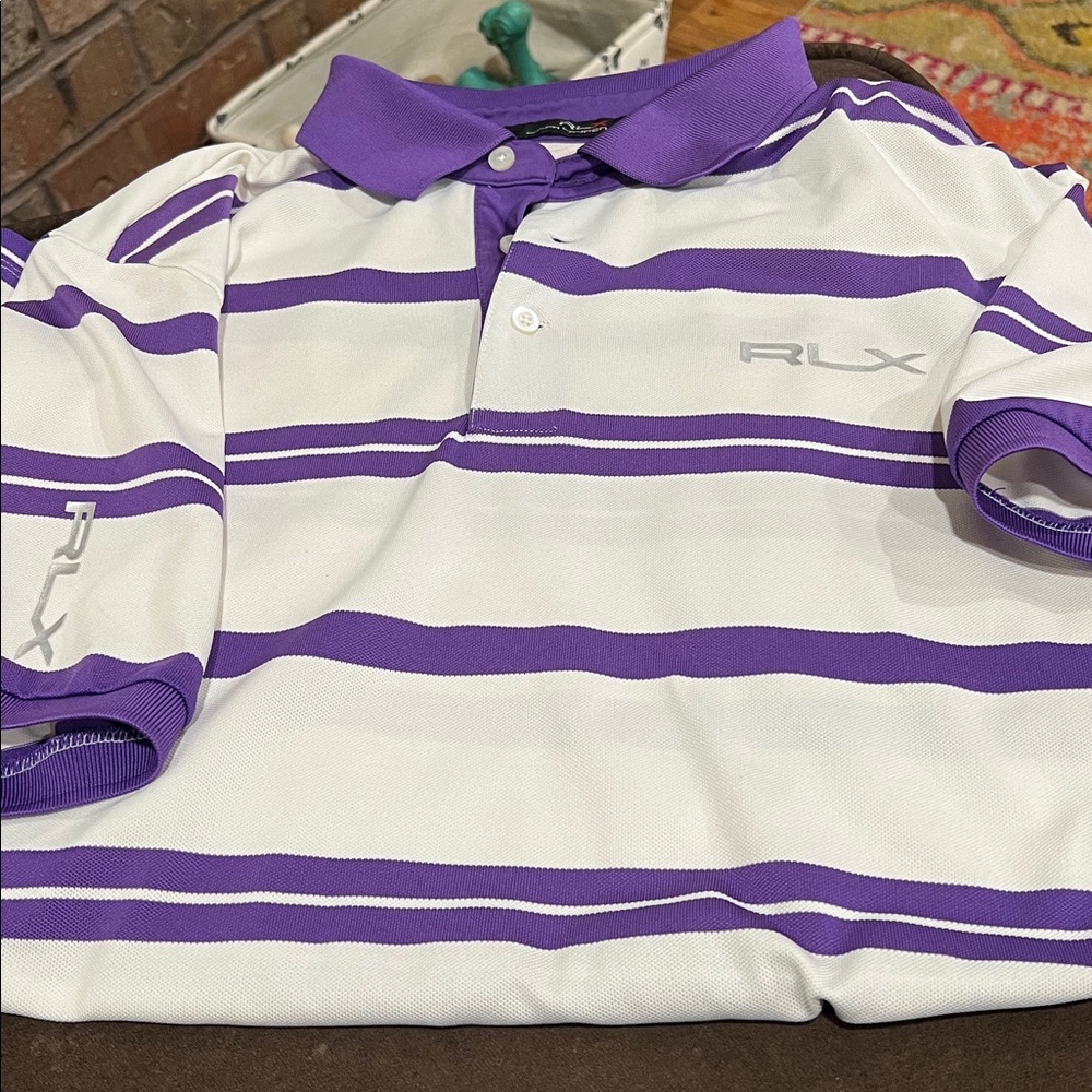 Ralph Lauren RLX Purple Polo Shirt